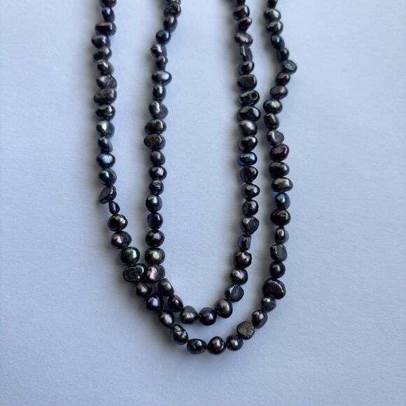 HONORA Freshwater Cultured Pearl Multicolor Endless Beaded Necklaces Lot of 3 - Picture 3 of 8